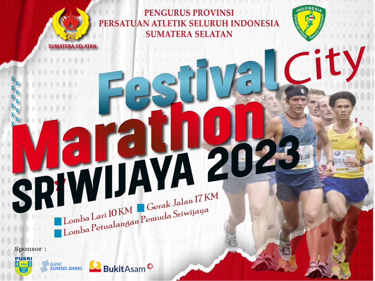 PASI Sumsel Akan Gelar Festival City Marathon Sriwijaya di Palembang