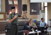 Dandim 0418/Palembang Beri Wawasan Kebangsaan Kepada Kader HMI