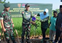 Lakukan Penghijauan, Kodim 0418/Palembang Tanam 1500 Pohon