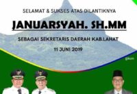 Selamat dan Sukses Atas Dilantiknya Januarsyah. SH.MM Sebagai Sekda Kab. Lahat | Pemkab Lahat