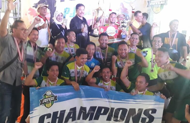 Turnamen Futsal PJI Cup Sumsel Raih Piala Bergilir, Riau Juara II NTT Bertahan di III