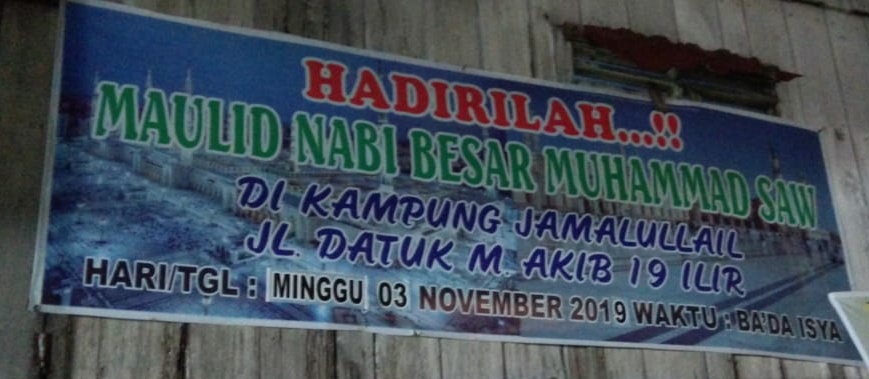 Acara Maulid Nabi Besar Muhammad SAW di 19 Ilir