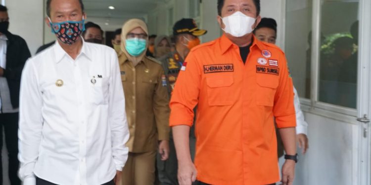 Gubernur Sumsel Lakukan Monitoring Perwali dan Kesiapan PSBB Kota Palembang
