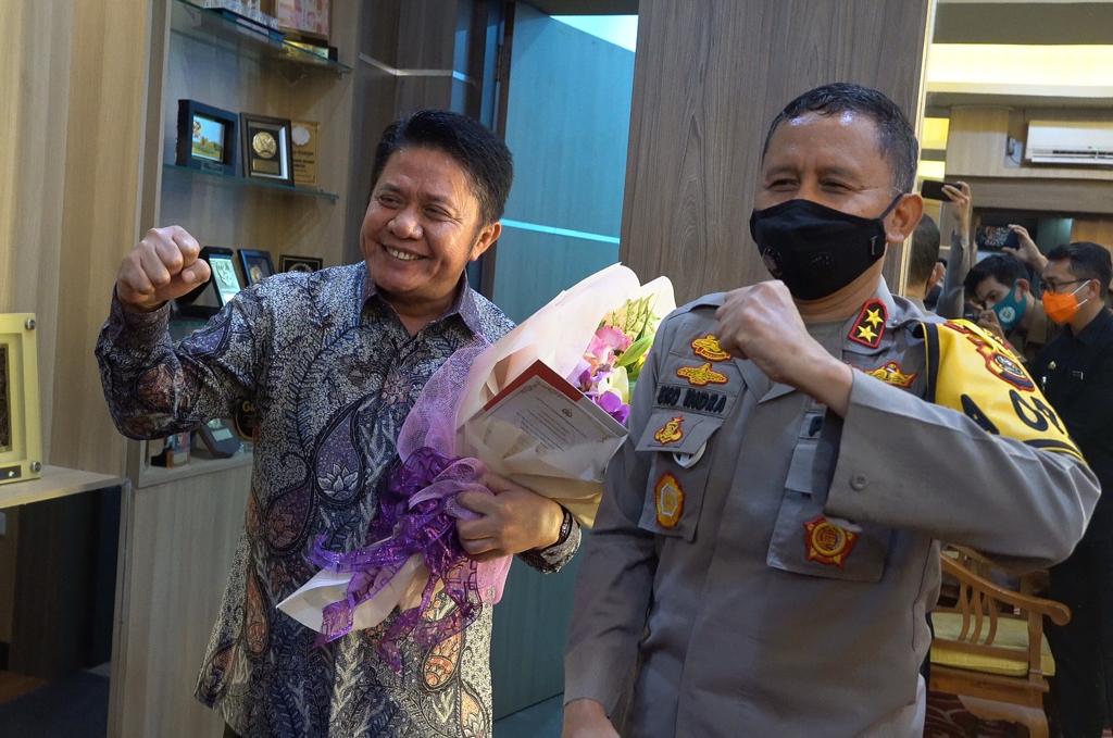 Dalam Rangka HUT Bhayangkara, Gubernur HD akan Hibahkan Lahan untuk Ditlantas Sumsel