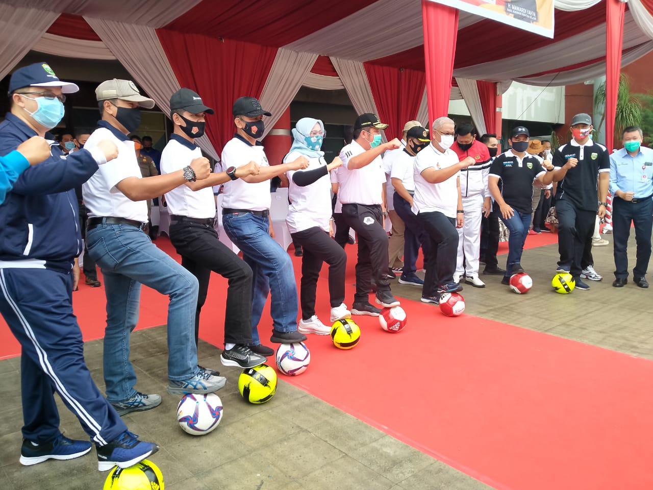 Gubernur Sumsel, HD Launching Gerakan Sejuta Bola Pertama di Indonesia