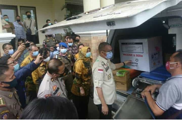 2.160 Vial Vaksin Covid-19 Telah Tiba Di Kota Pagaralam Dan Siap Di Distribusikan