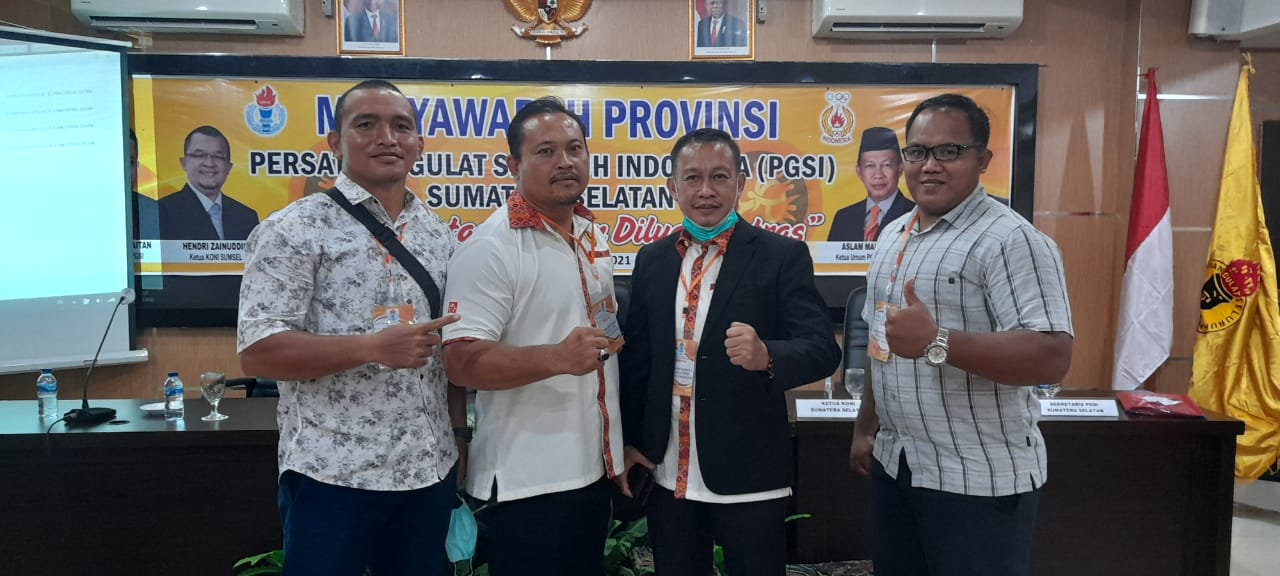 PGSI Sumsel Kembali di Pimpin Aslam Mahrom