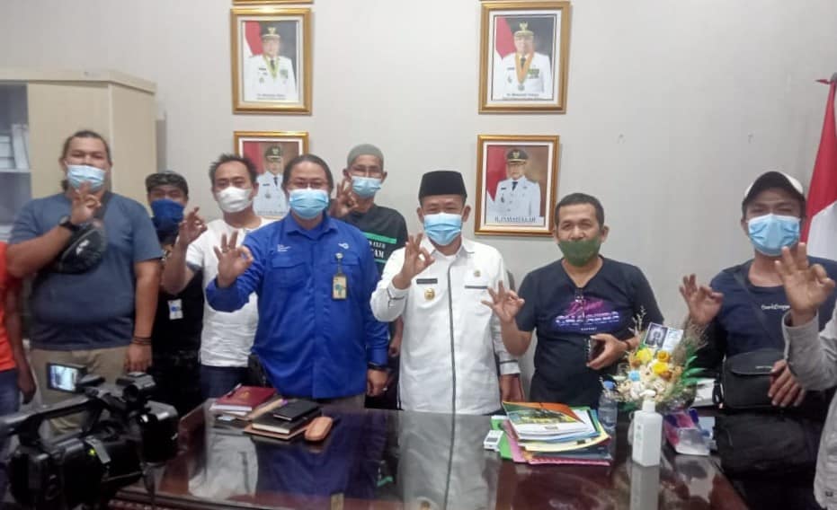 IWO Sumsel Bersama Crew TVRI Silaturahim Dengan Wabup Muratara