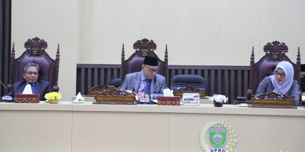 Rapat Paripurna DPRD Prov. Sumsel Ke LVI (56) lanjutan Jawaban  Gubernur Terhadap Pandangan Umum Fraksi