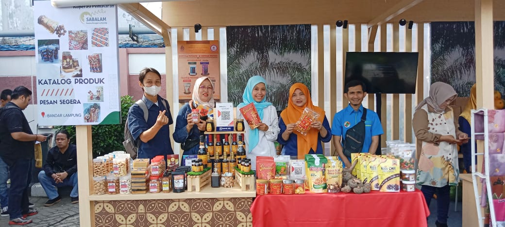 Koperasi Sabalam ikut meriahkan Festival UKMK Kemenkeu  I Lampung
