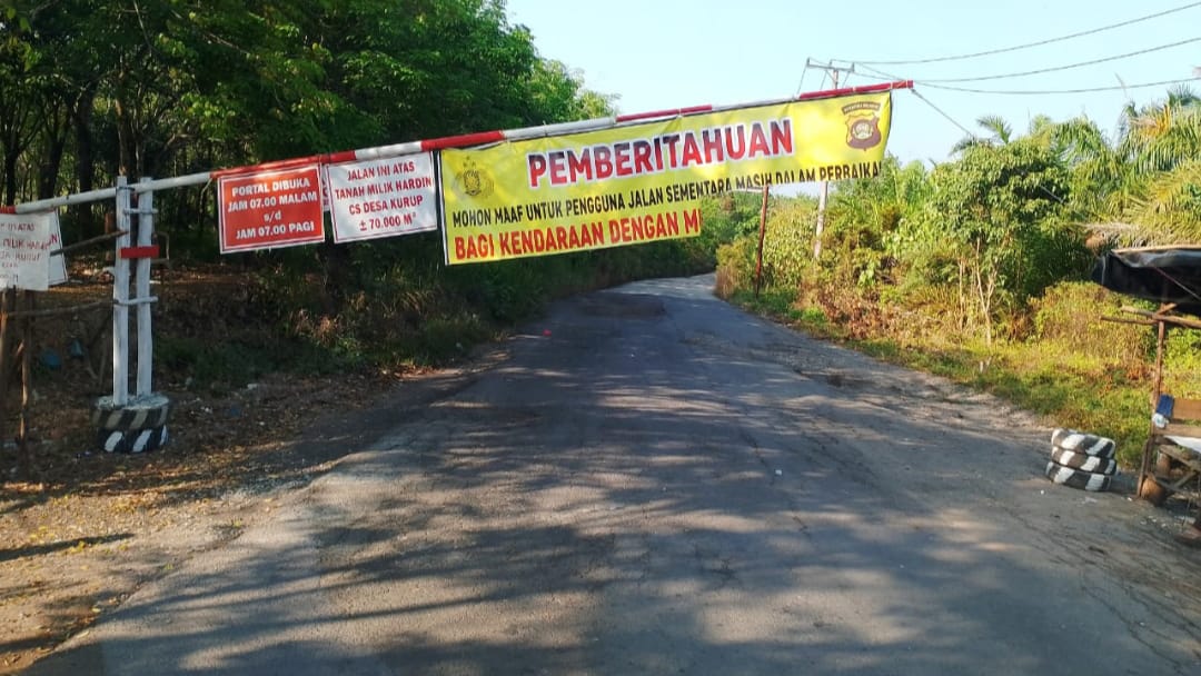 Meresahkan Jalan Dekat Polres OKU, Berdalih Milik Pribadi Sopir Harus Bayar Saat Lewat