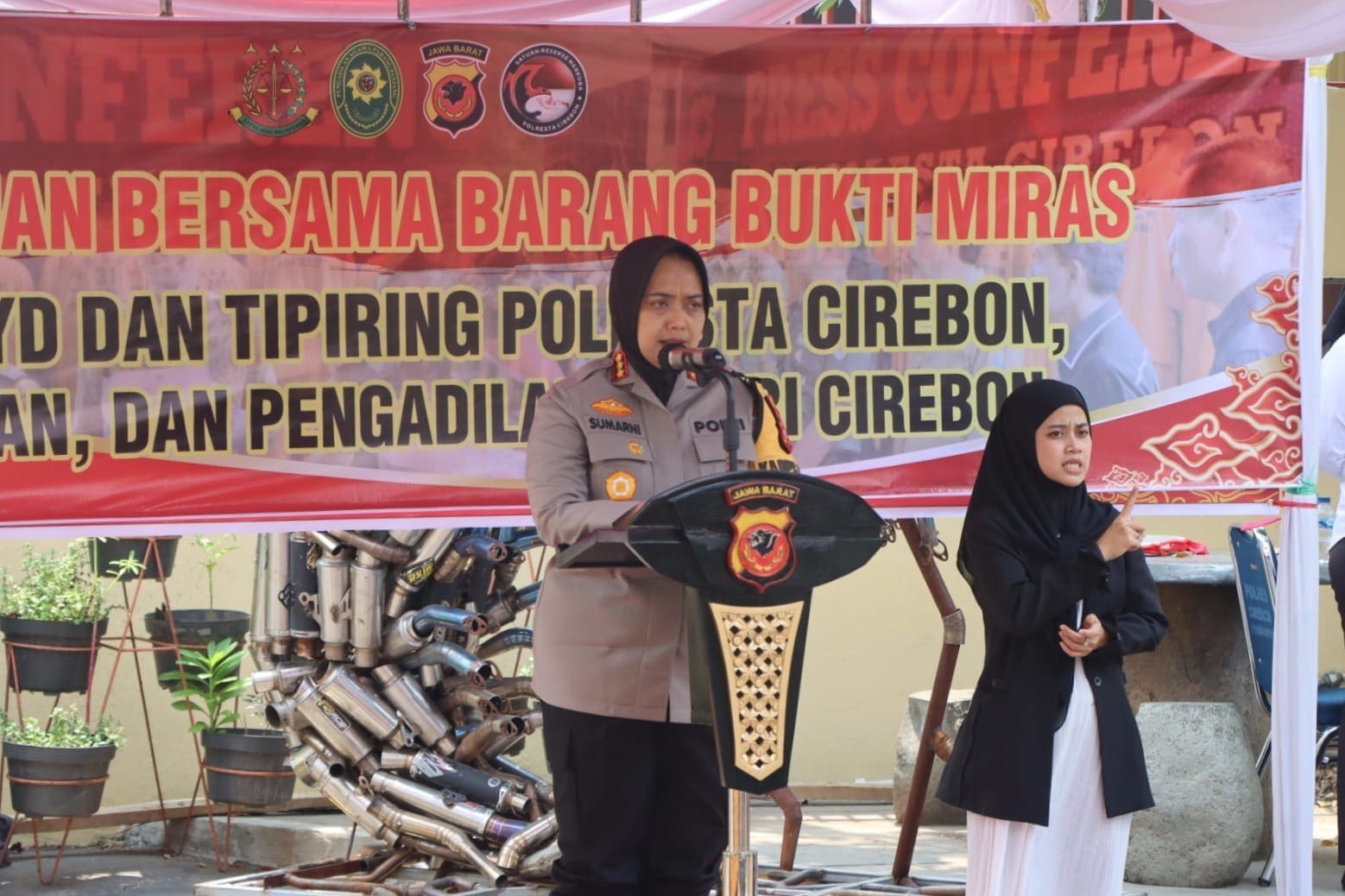 Miras Hasil KRYD dan Tipiring Polresta Cirebon, Kejaksaan dan Pengadilan Negeri Cirebon Dimusnahkan