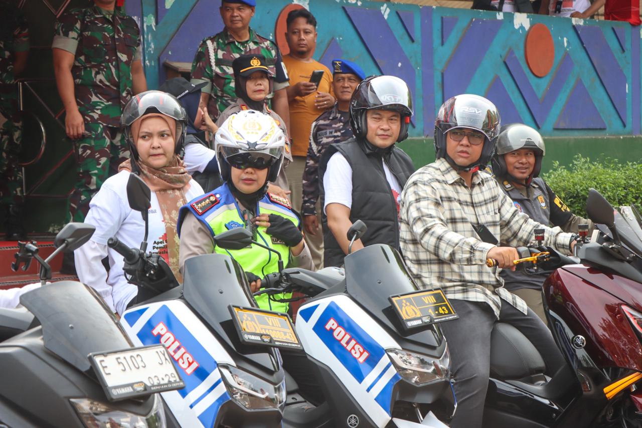 Pastikan Kamtibmas Kondusif, Polresta Cirebon Gelar Patroli Sepeda Motor di Masa Tenang Pilkada Serentak 2024