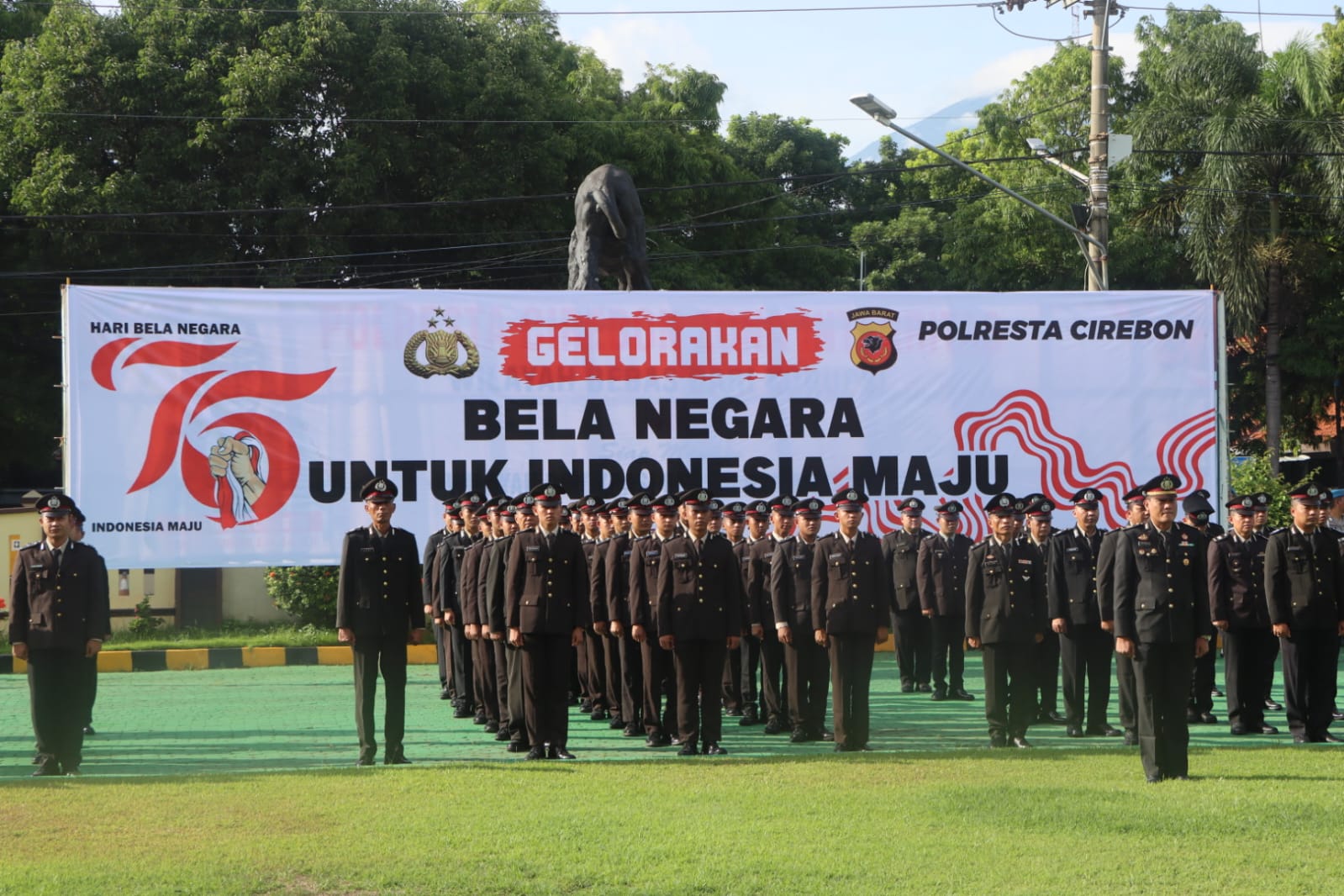 Polresta Cirebon Gelar Upacara Peringatan Hari Bela Negara Ke 76