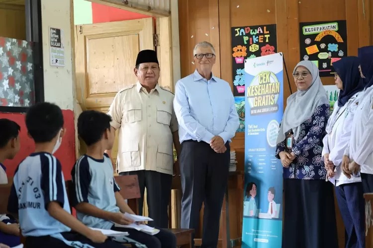 Berikan Dana Hibah USD 159 Juta Bill Gates Komitmen Dukung Program MBG