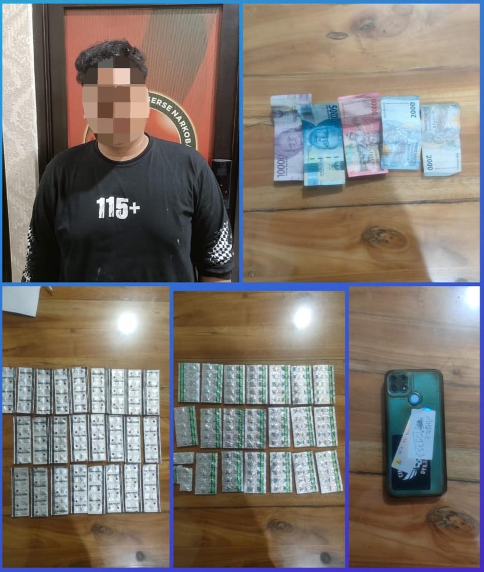 Satres Narkoba Polresta Cirebon Ungkap Kasus Peredaran Obat Keras Tanpa Izin Di Palimanan Barat