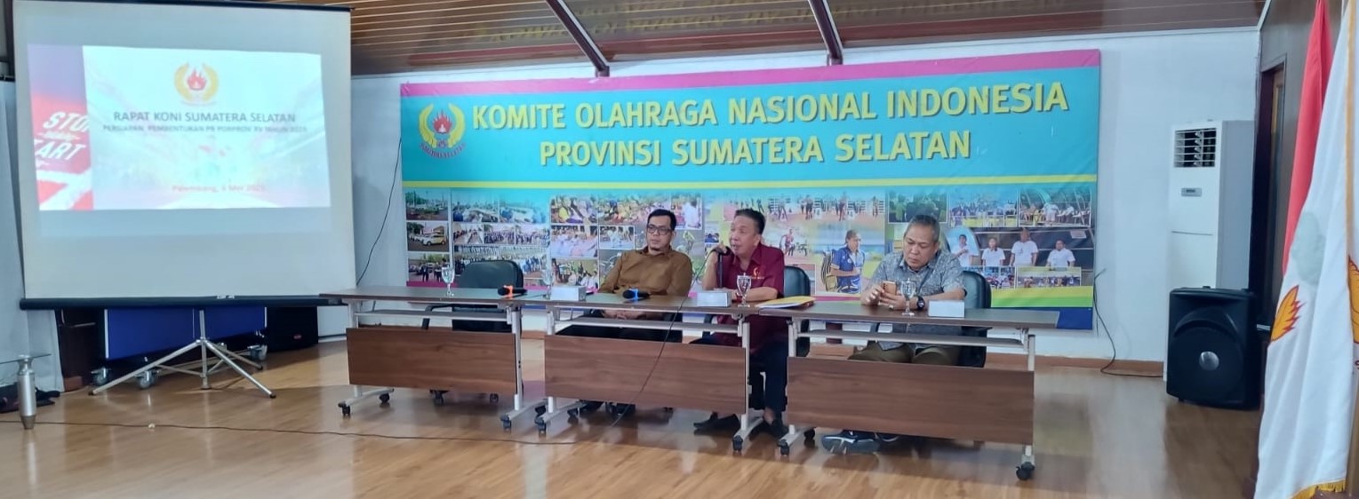 Kahar KONI Sumsel Pimpin Rapat Persiapan Porprov Ke-XV, Kesiapan Maksimal Diharapkan