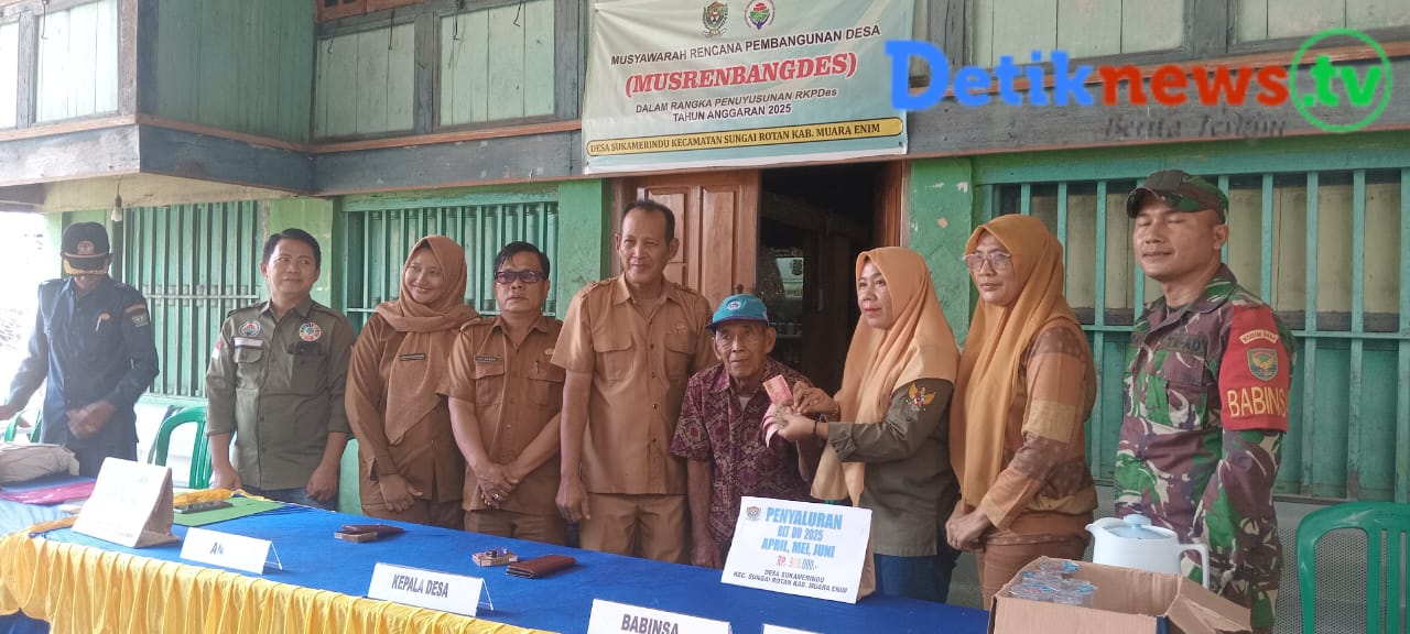 Pembagian  BLT Dana Desa Bulan Juni–Juli 2025, Desa sukamerindu