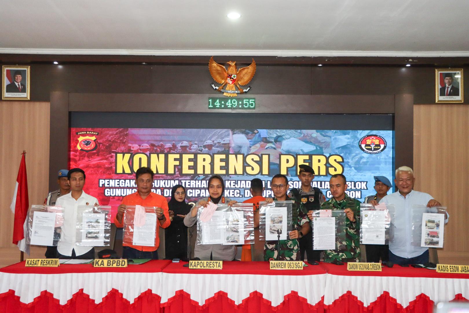 Polresta Cirebon Tetapkan Dua Tersangka dalam Kasus Longsor Tambang Al-Azhariyah