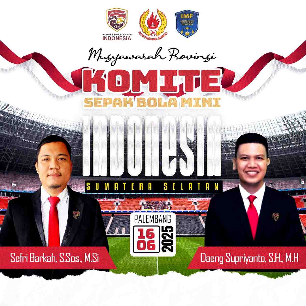 Sefri Barkah S.Sos.,M.Si. Pimpin KSMI Sumsel; Dukungan Penuh dari PB KSMI dan KONI Sumsel