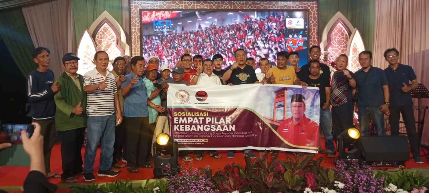 Anggota DPR RI dan Ketum KONI Sumsel, H. Yulian Gunhar, SH MH, Hadiri Nonton Bareng dan Sosialisasi Empat Pilar Kebangsaan