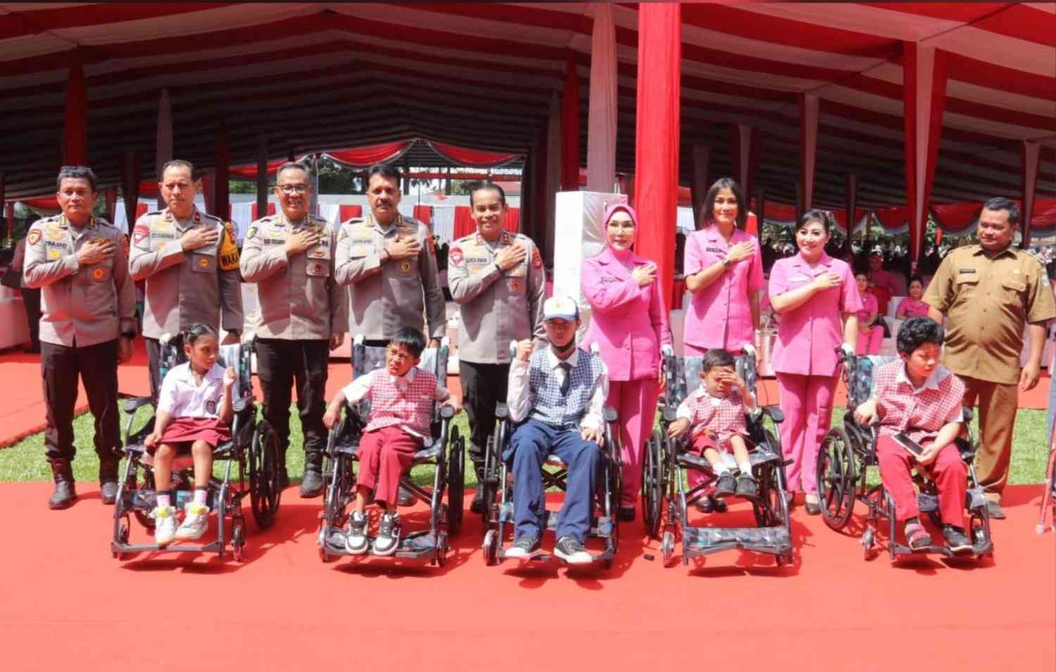 Kapolda Sumsel Ikuti Puncak Bakti Kesehatan Bhayangkara ke-79 & HKGB ke 73