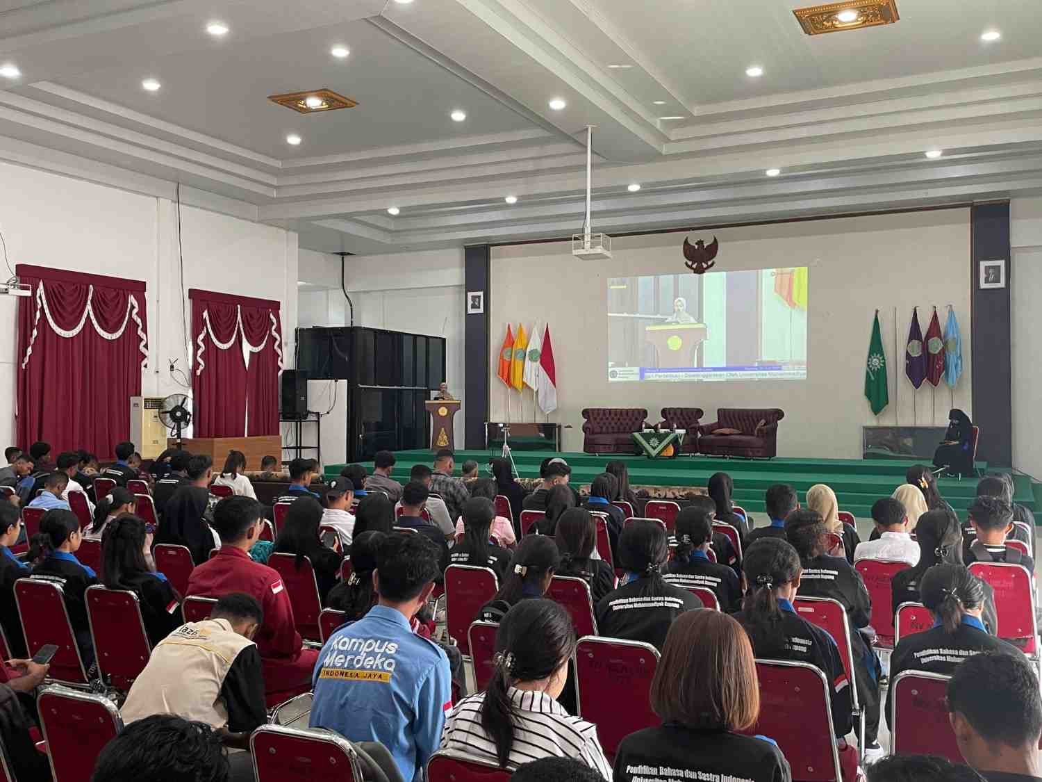 Antusiasme Mahasiswa Muhammadiyah Kupang Ikut Kuliah Umum Terkait Radikalisme Dan Intoleransi