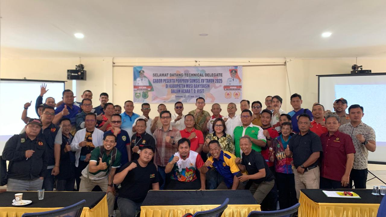 Tim Technical Delegate Laporkan Venue Porprov XV Muba Siap 80 Persen