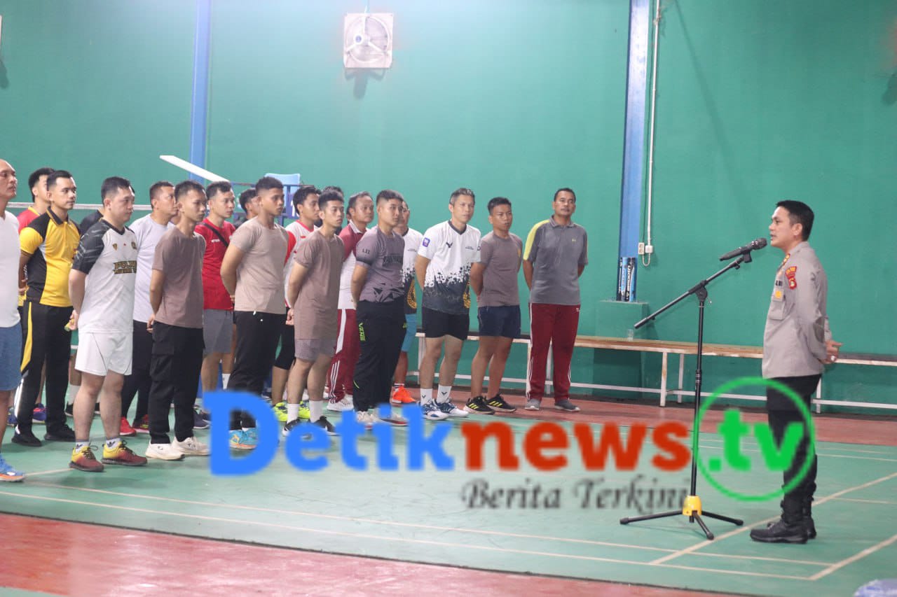 Semarak Turnamen Kapolres Muara Enim Cup IV Warnai Peringatan Hari Bhayangkara ke-79