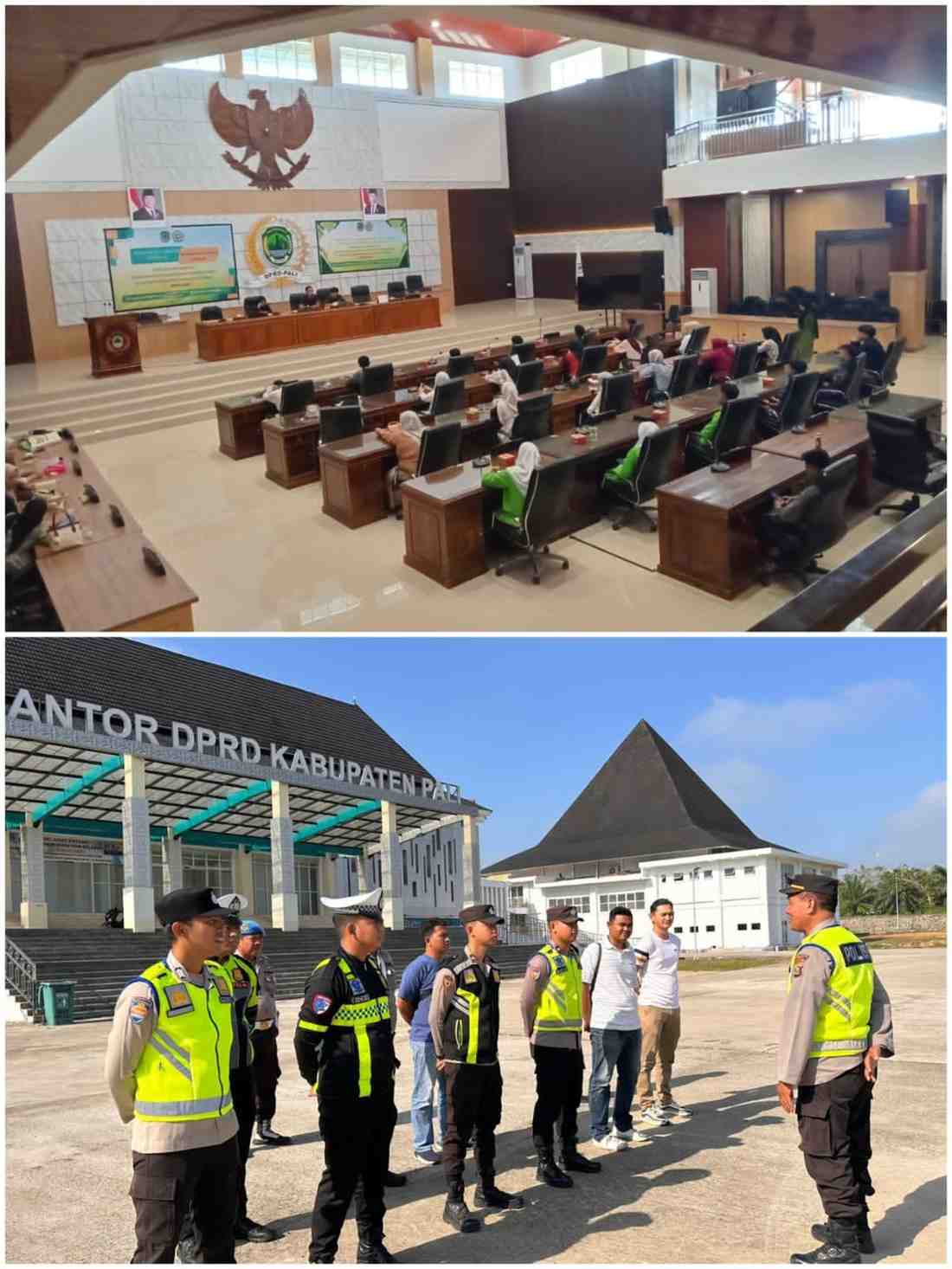 Polsek Talang Ubi Kawal Ketat Seminar HIMAPALI Sumsel 2025