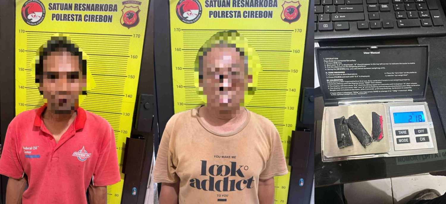 Polresta Cirebon Amankan 2 Pengedar Sabu-Sabu di Jamblang
