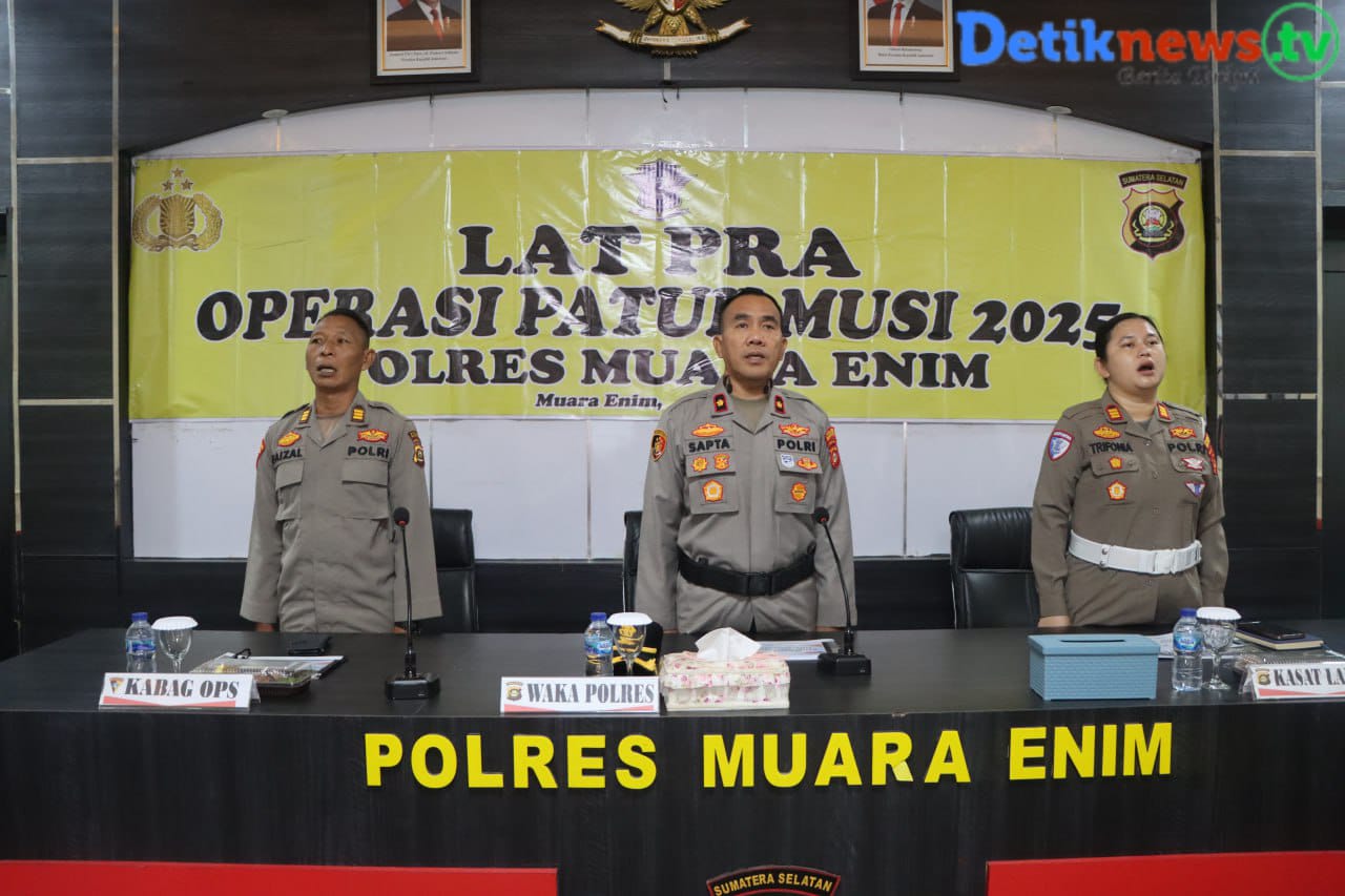 Operasi Patuh Musi 2025 di Polres Muara Enim: Tertib Berlalu Lintas Bukan Karena Razia, Tapi Kesadaran