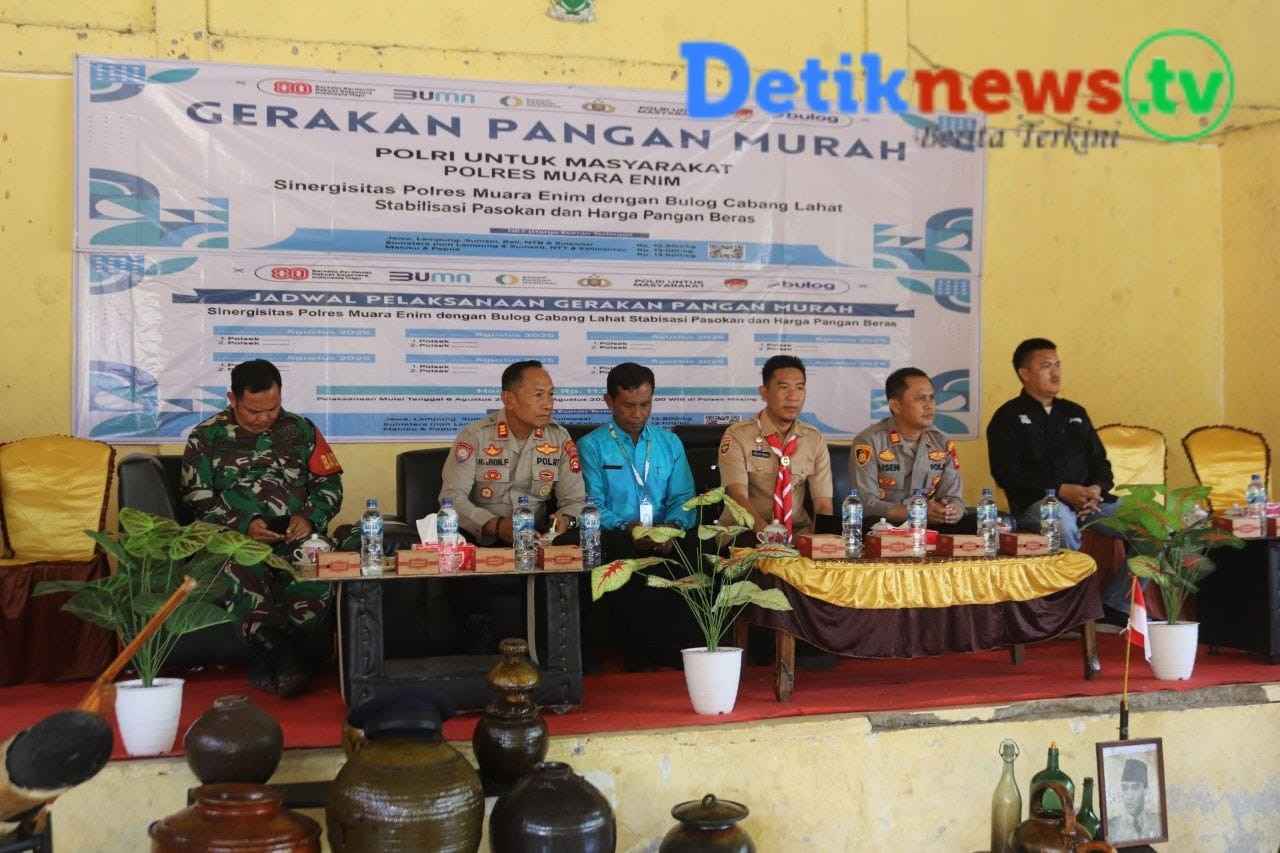 Warga Gunung Megang Antusias Serbu Gerakan Pasar Murah, Harga Sembako Jauh Lebih Murah