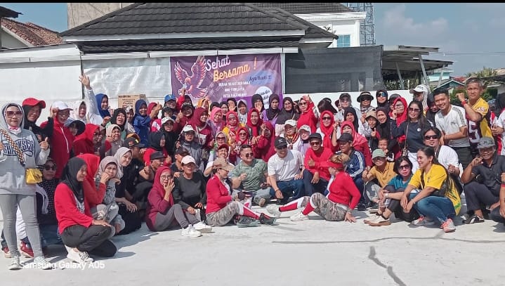 Senam Sehat Bersama GBR(Gerakan Bersatu Rakyat) Sriwijaya