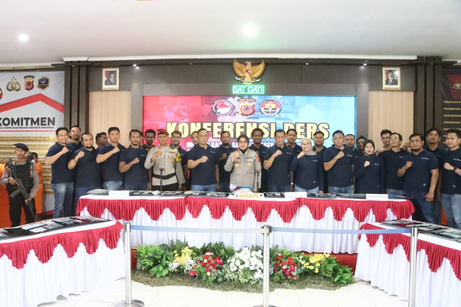 Polresta Cirebon Ungkap 23 Kasus Narkoba Selama Agustus – September 2025, 34 Tersangka Diamankan