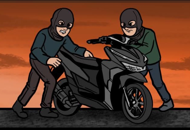 Wartawan di Palembang Kehilangan Motor Saat Hendak Jogging Pagi