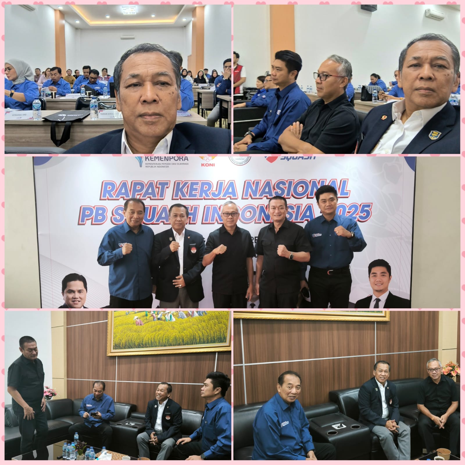 Wakil Ketua Bidang Organisasi KONI Pusat Hadiri Rakernas PB. Squash 2025