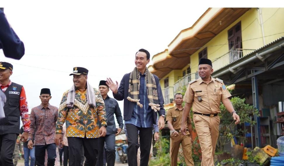 Jalan Poros di Kecamatan Air Sugihan Dibangun