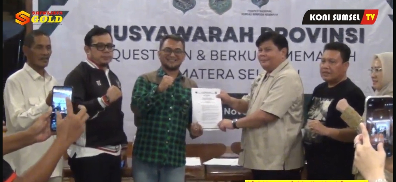 Indra J. Bunayu Terpilih Aklamasi Sebagai Ketua Umum Pordasi Sumatera Selatan Periode 2025-2029