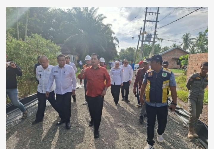 Pemkab Banyuasin Tingkatkan Ruas Jalan RSA-Sungai Dua