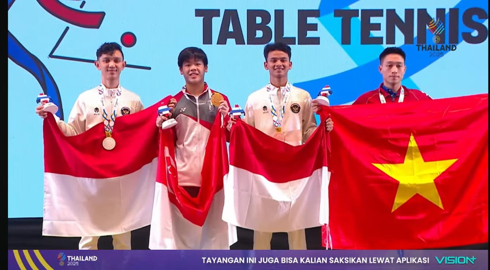 “Sumsel Bersinar di Sea Games: Ketiga Atlet Tenis Meja Catatkan Nama dengan Medali Perak”
