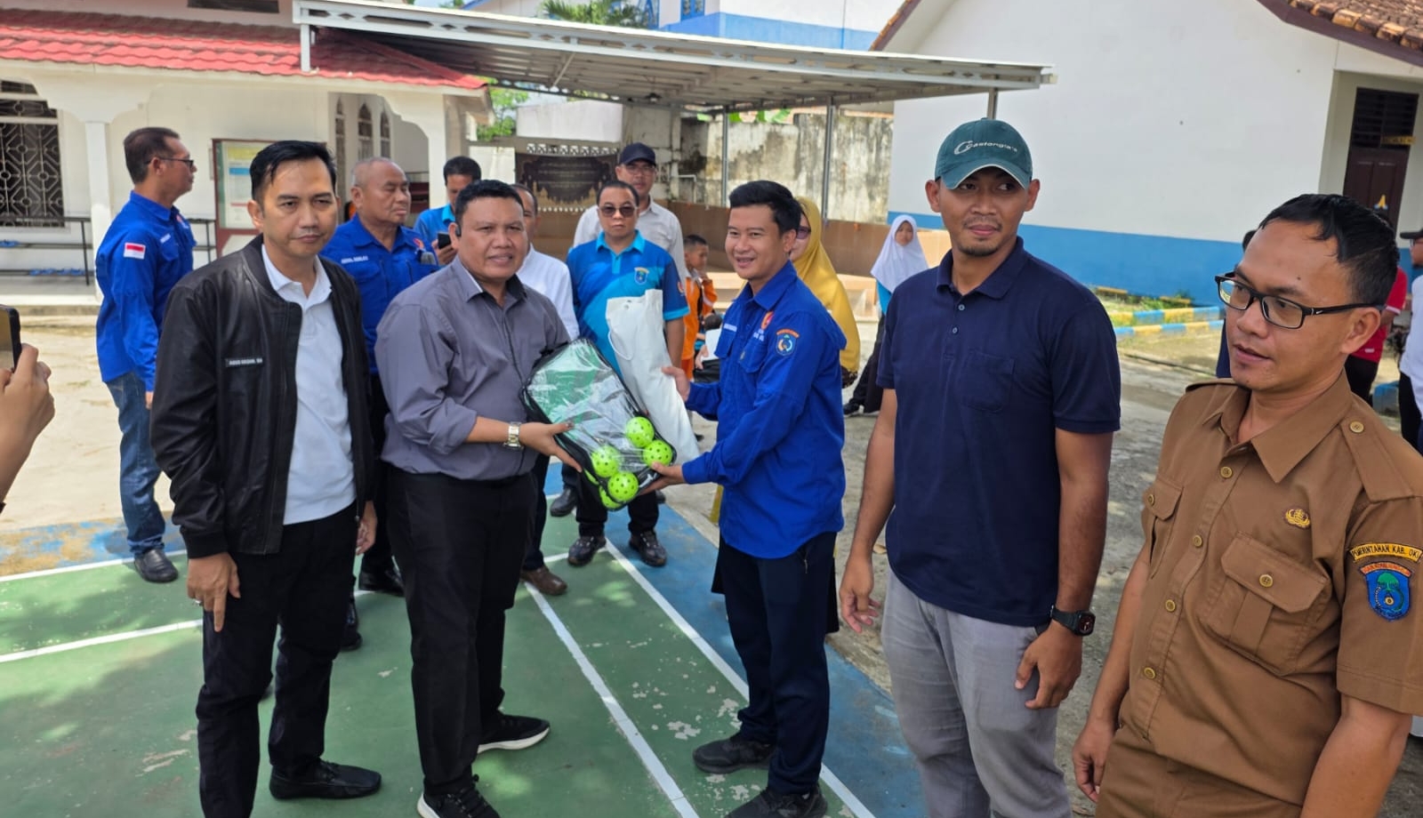 ANTUSIASME PELAJAR OKI MELUAP, SOSIALISASI PICKLEBALL DIIKUTI RATUSAN ORANG