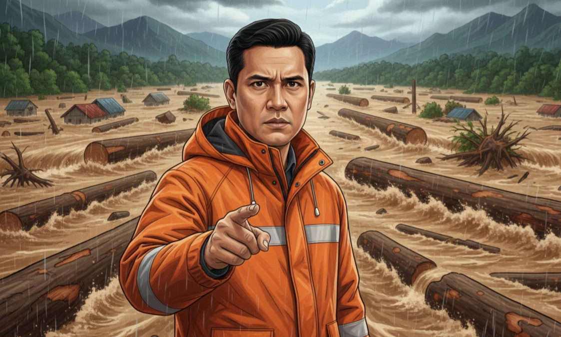 Analisis Kuasa Hutan: Dampak Kayu Gelondongan dalam Bencana Sumatera Akhir November 2025