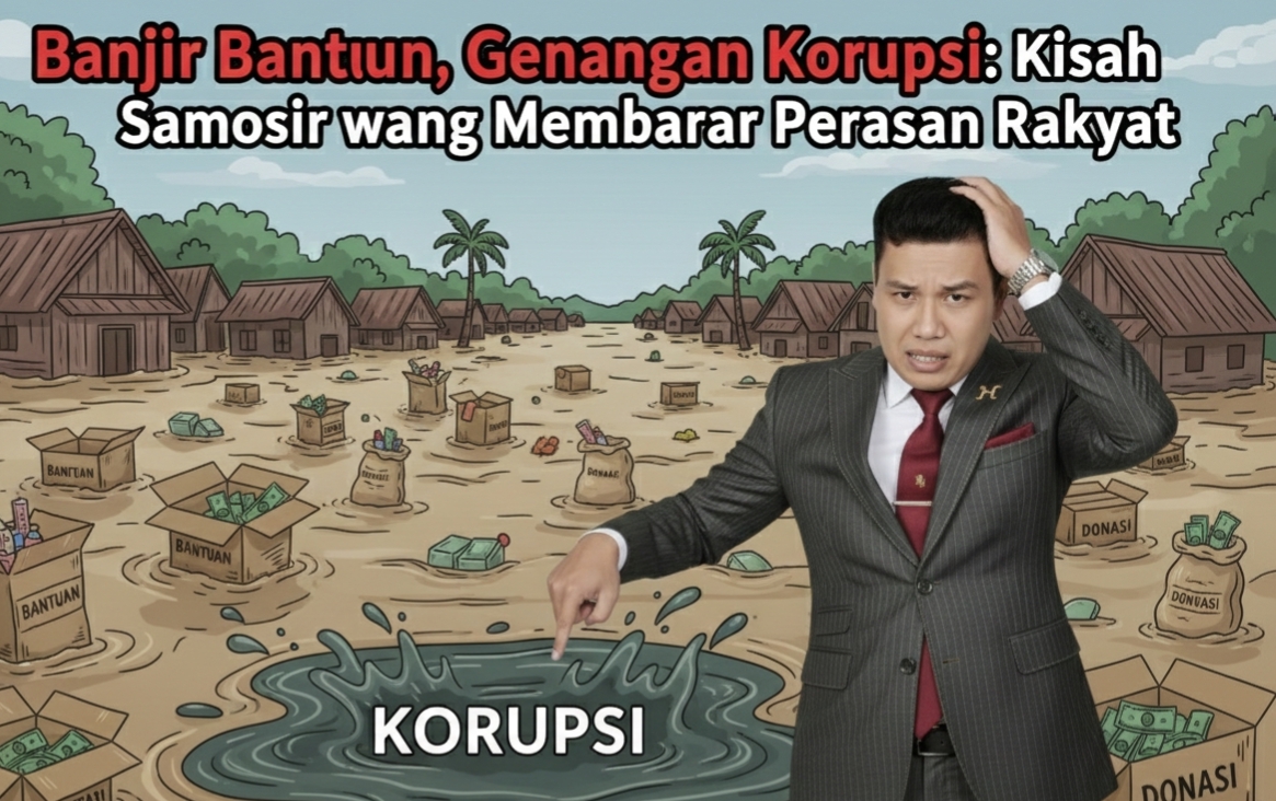 “Banjir Bantuan, Genangan Korupsi: Kisah Samosir yang Membakar Perasaan Rakyat”