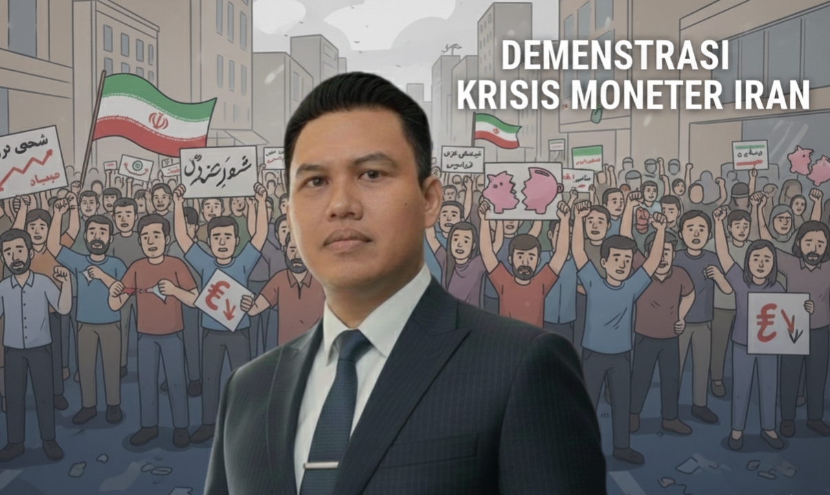 Krisis Moneter yang Menggoyahkan Fondasi: Protes Massal di Iran sebagai Manifestasi Keterbatasan Tata Kelola Ekonomi dan Tekanan Geopolitik yang Mendalam”
