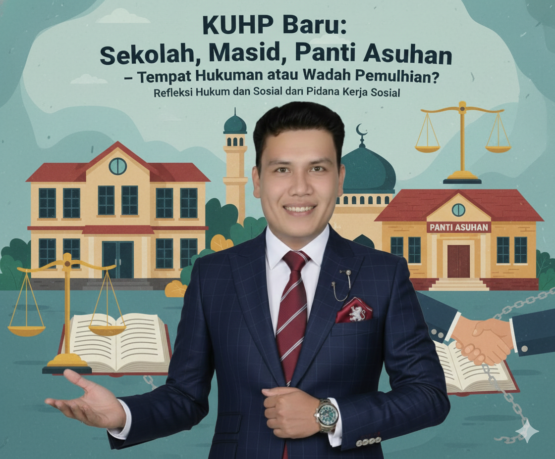 “KUHP Baru: Sekolah, Masjid, Panti Asuhan – Tempat Hukuman atau Wadah Pemulihan? Refleksi Hukum dan Sosial dari Pidana Kerja Sosial”