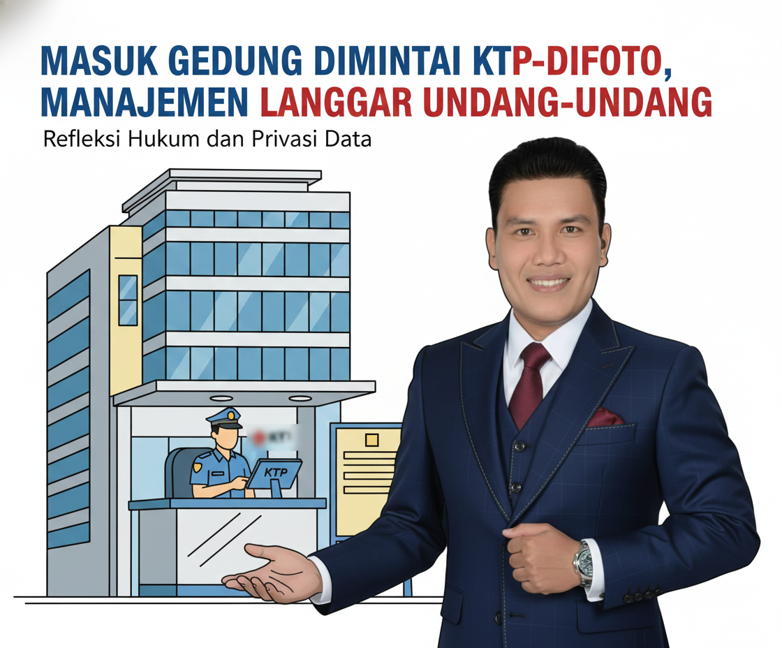 “Masuk Gedung Diminta KTP-Difoto: Manajemen yang Langgar Hukum Perlindungan Data atau Kontrol Sosial yang Tidak Terkendali?”