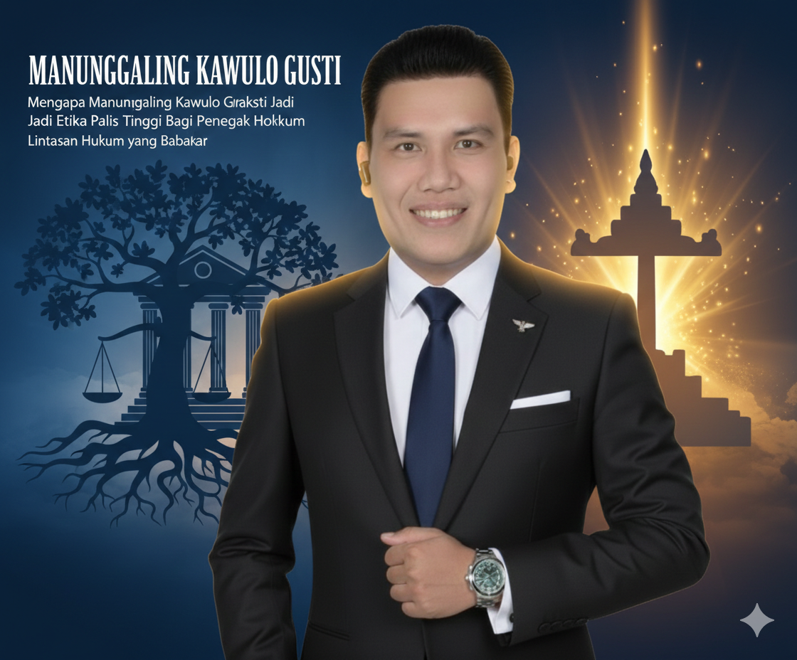 . “Lintasan Hukum yang Berakar: Mengapa Manunggaling Kawulo Gusti Jadi Etika Paling Tinggi Bagi Penegak Hukum”