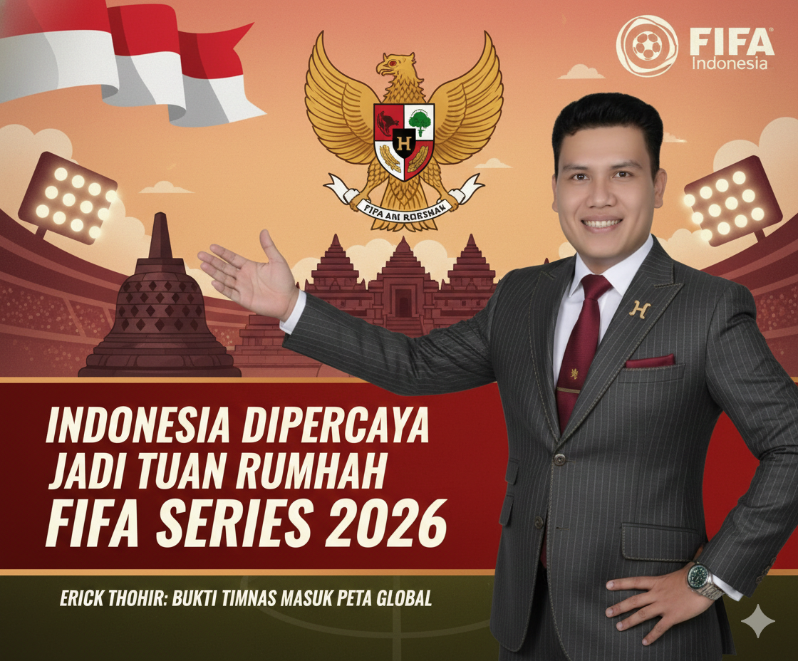 Indonesia Dipercaya Jadi Tuan Rumah FIFA Series 2026: Bukti Paradigma Perubahan Peran Timnas dalam Peta Sepak Bola Global