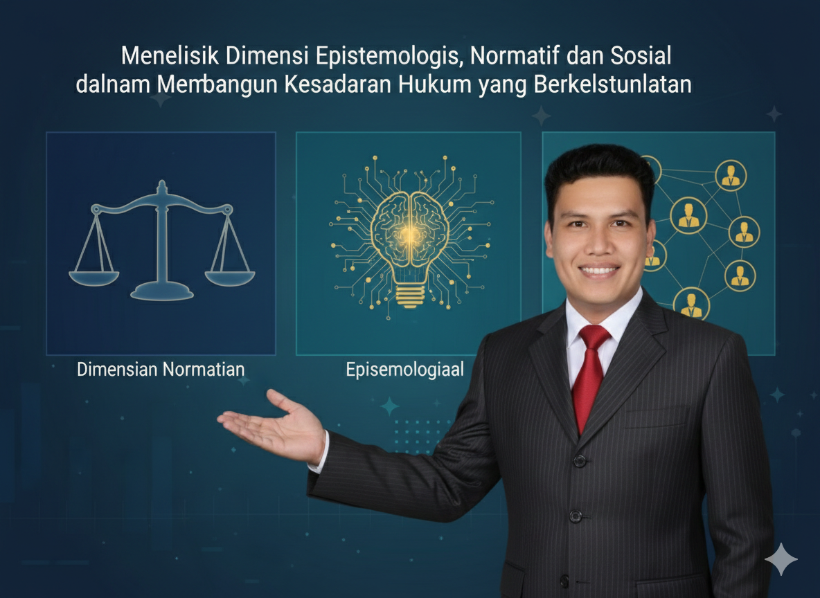 Menelisik Dimensi Epistemologis, Normatif, dan Sosial dalam Membangun Kesadaran Hukum yang Berkelanjutan